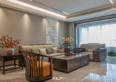 KLF全屋記 | 138㎡現代新中式之家，勾勒古典國風雅韻